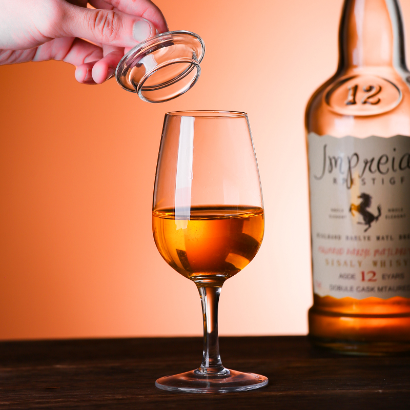 威士忌专业品酒杯葡萄酒品鉴杯 国际标准ISO试酒杯水晶洋酒闻香杯