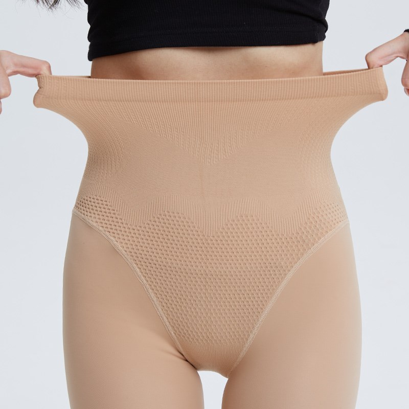 王小嘟一体光腿神器女秋冬季肉色打底裤加厚绒水光袜单层肤连裤袜
