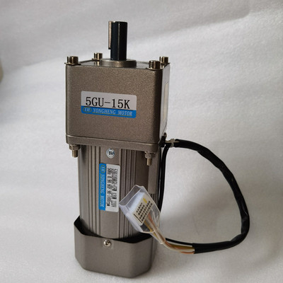 90W调速电机鞋机齿轮减速低速马达变速慢速交流立式单相220v380v