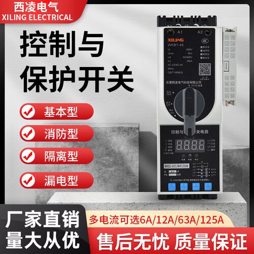控制与保护开关CPS-45C/125C 45A63A125A基本消防隔离漏电型