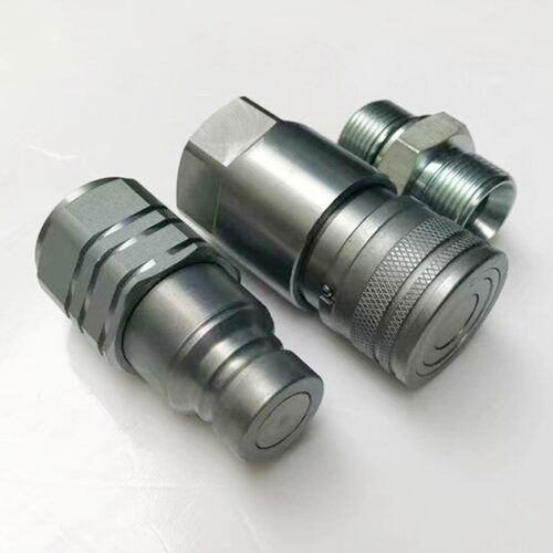 超高压油管快速接头打桩机挖掘机68 75破碎锤连接器平面式液压器