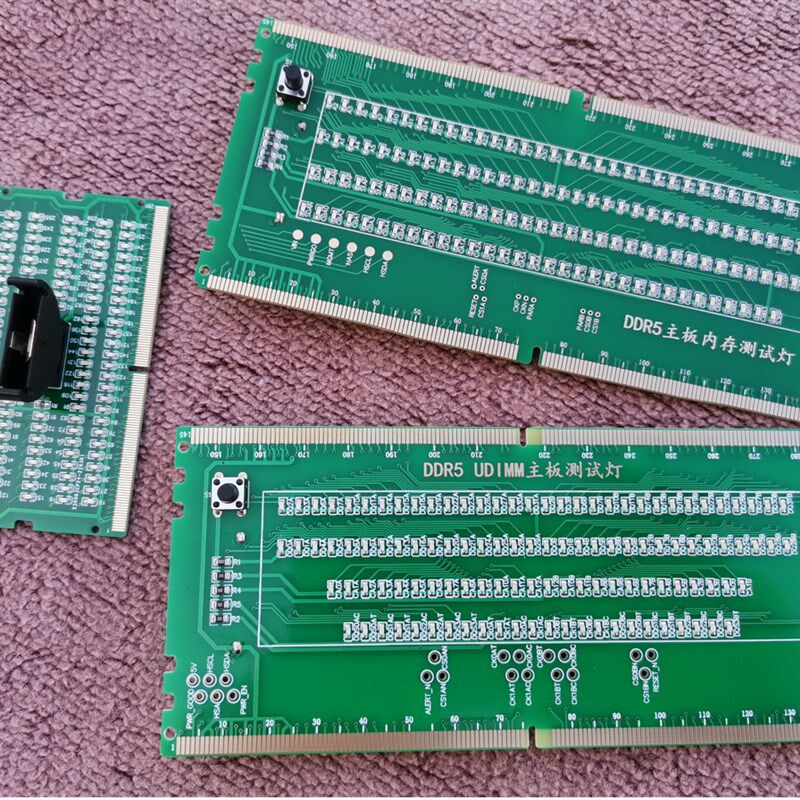 DDR5带灯测试仪 服务器 台式电脑 笔记本内存槽测试仪 内存测试卡