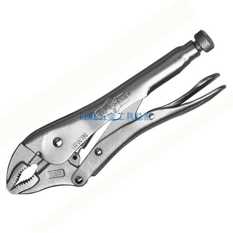 进口美国握手牌VISE-GRIP 10寸 带剪口弯嘴大力钳 10WR