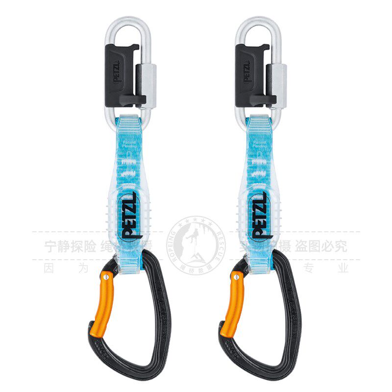 Petzl Djinn M60APS防转向钢制快挂梅隆登山救援攀岩磨线神器现货