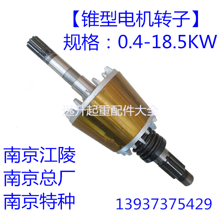 起重机南京锥形电机转子 电动葫芦电机转子江陵总厂特种75KW转子