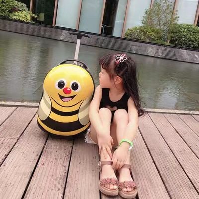 新款小动物儿童拉杆箱可爱卡通旅行箱16寸宝宝登机箱幼儿园行李箱