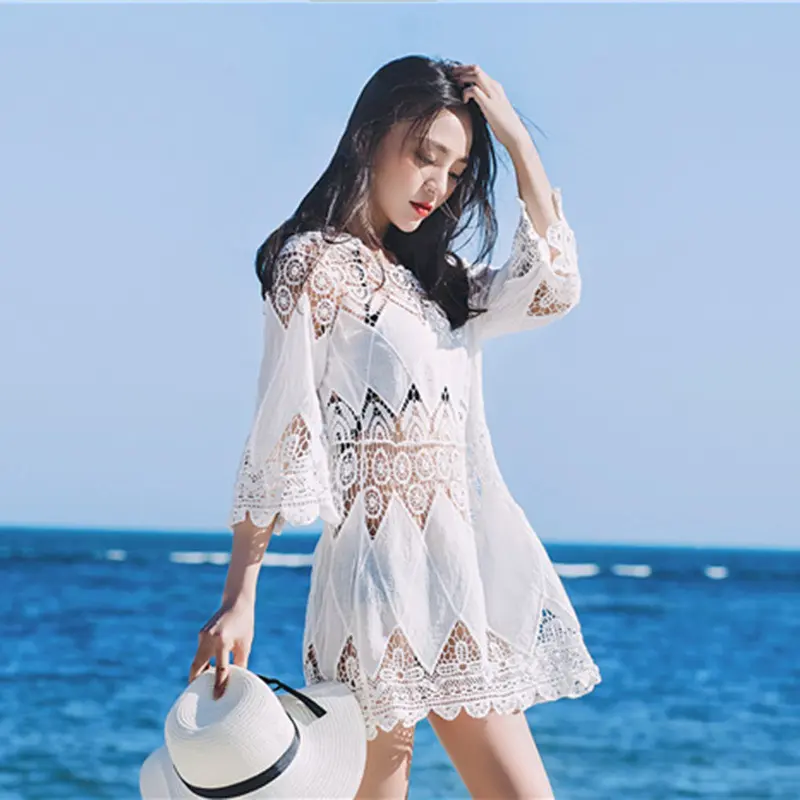 韩国百搭雪纺比基尼罩衫沙难外套泳衣外搭防晒沙滩衣女一件