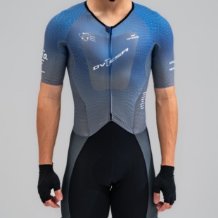 DVESA暗流系列男款2025新款公路车自行车夏季短袖连体骑行服