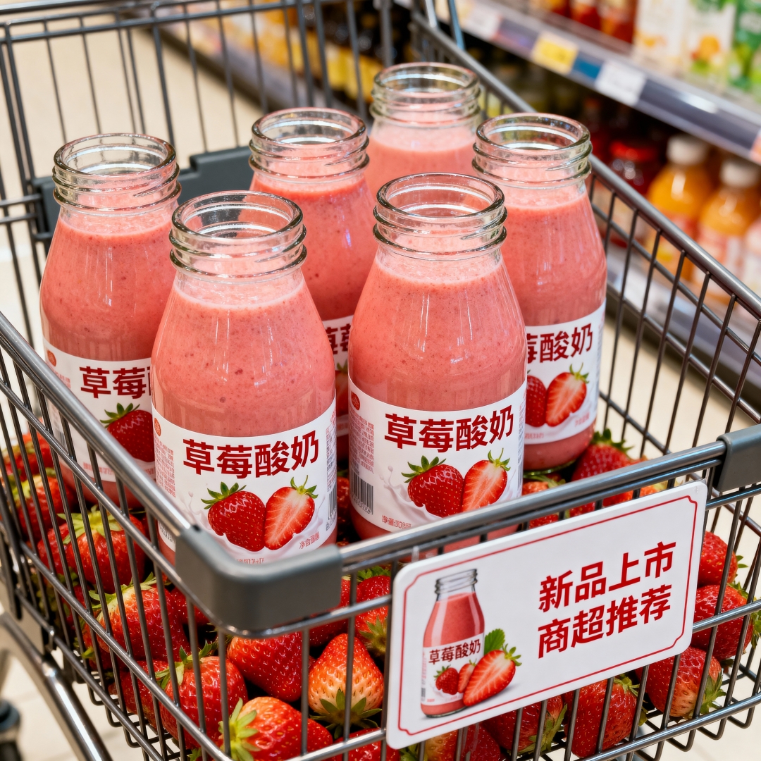 【220ml*20瓶】草莓酸奶风味饮品新日期官方推荐家庭早餐代餐整箱