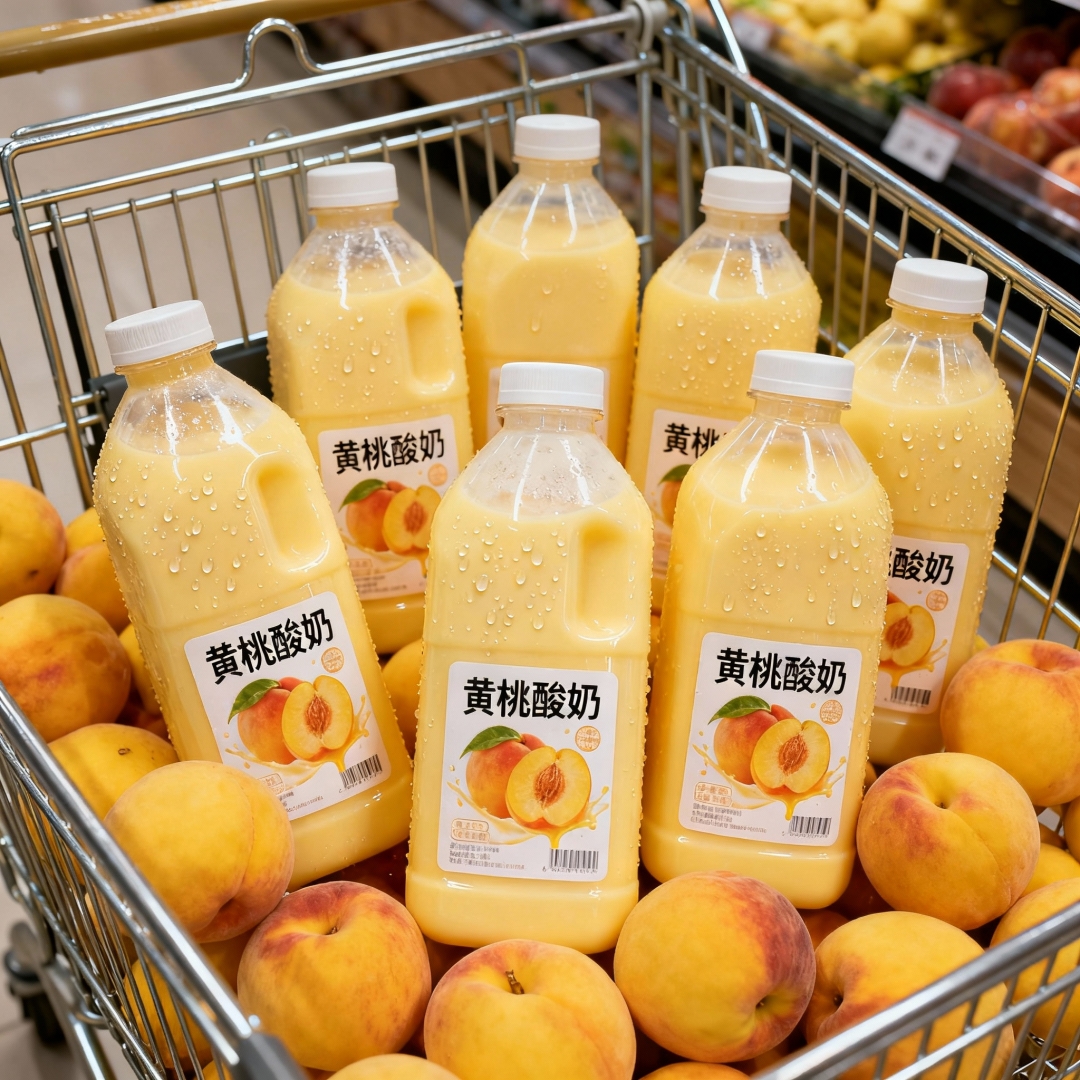 【年货送礼】囤货20瓶黄桃酸奶果香浓郁代餐早餐奶风味饮品整箱