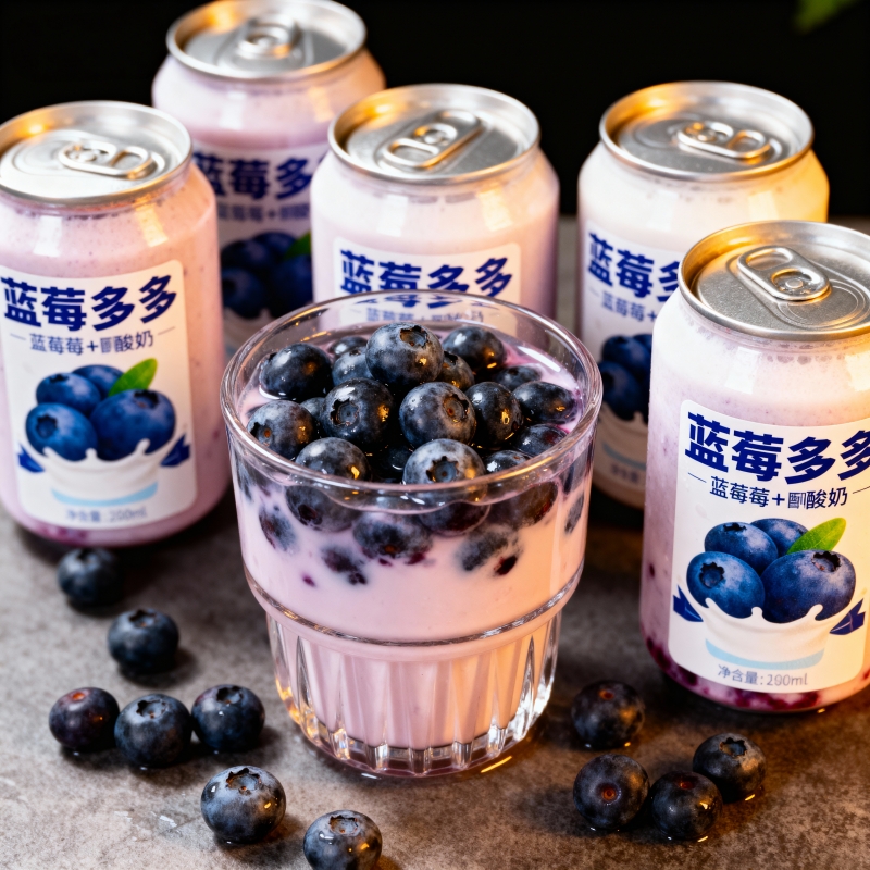 【官方推荐】蓝莓多多风味奶昔蓝莓饮料秋冬热销解腻饮品现做现发