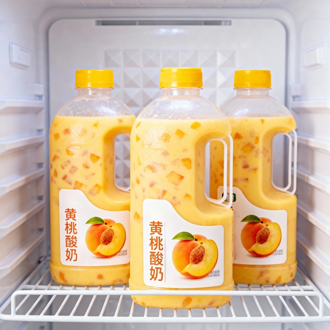 【超值】黄桃酸奶220ml果香浓郁代餐早餐奶风味饮品整箱年货批发