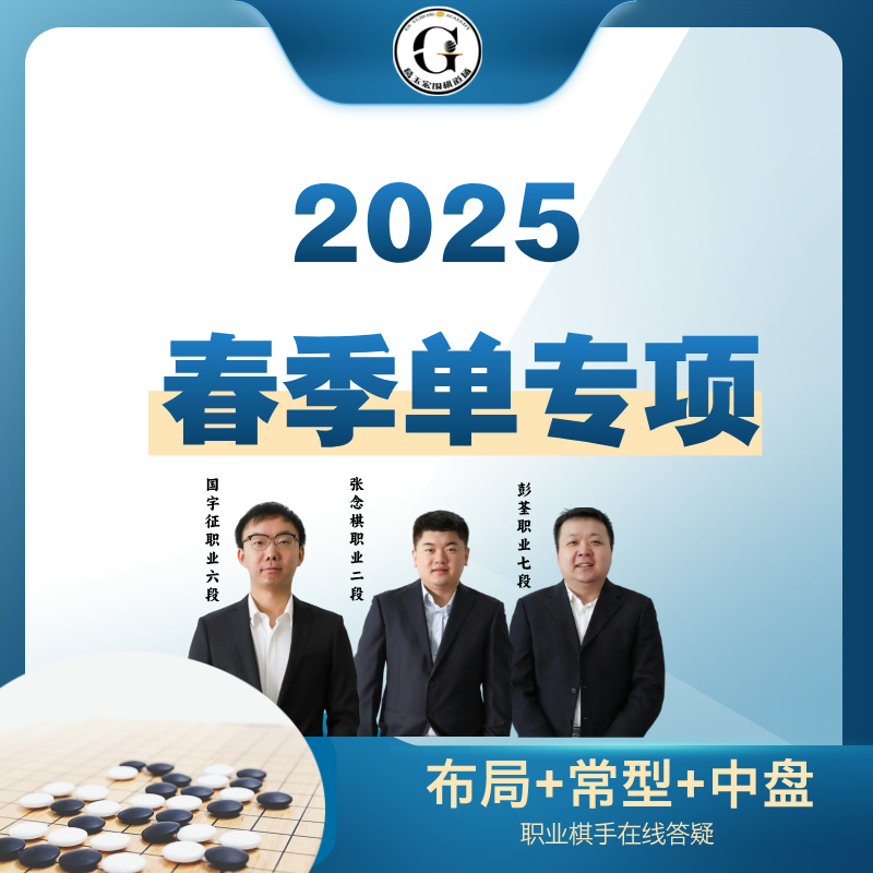 葛道围棋2025春季专题系列课网课线上直播网训少儿围棋视频教程