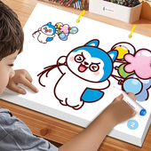 哈小浪上学记涂色本儿童3 8岁画画本早教启蒙趣味绘画涂鸦填色书