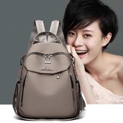 女士大容量旅行包牛津布女双肩包