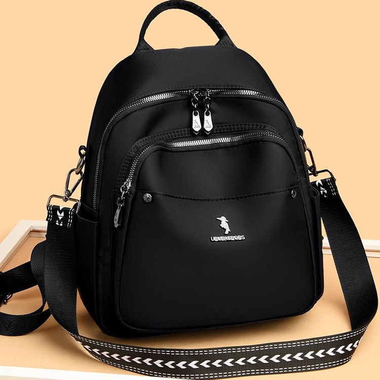 香港新款轻便大容量女士背包妈妈旅行旅游登山包牛津布双肩包女包