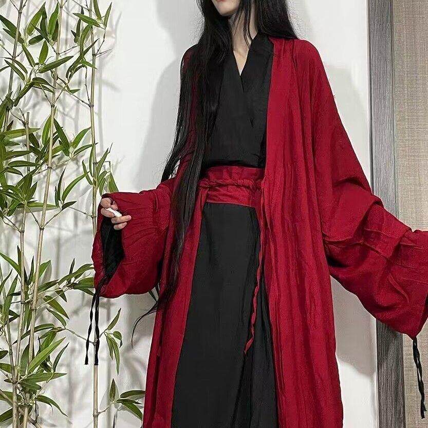 汉服女清冷风大袖衫女侠