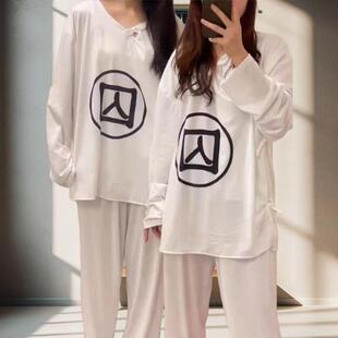 囚犯睡衣古装长袖长裤囚服家居演出cos古代犯人服装纯狱风情侣款