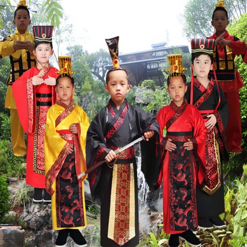 古装汉服儿童课本剧西门