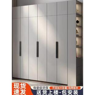 pet柜门定制免拉手衣柜门订制欧松板柜门自装高光肤感双饰面门板