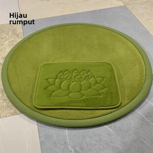 加厚宽边打坐垫冥想垫宝宝防摔垫可定制圆形方形防滑保暖