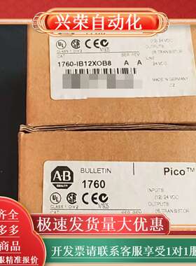 AB Pico 1760-IB12XOB8，全新原装