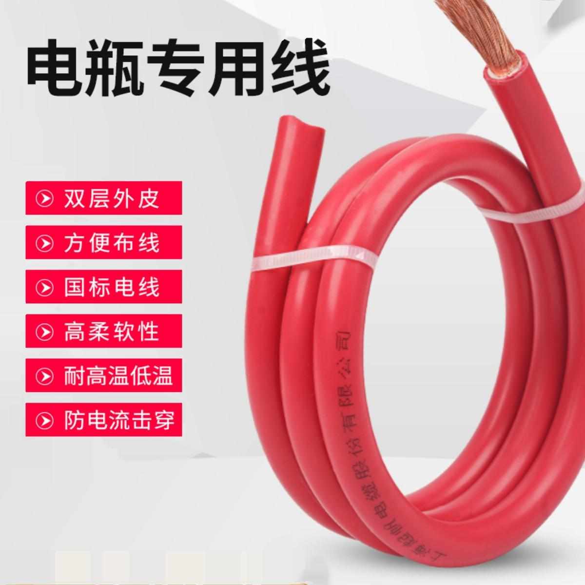 搭电宝夹子连接线12/24V应急启动电源线快接强起电线快插强启线 - 实物图