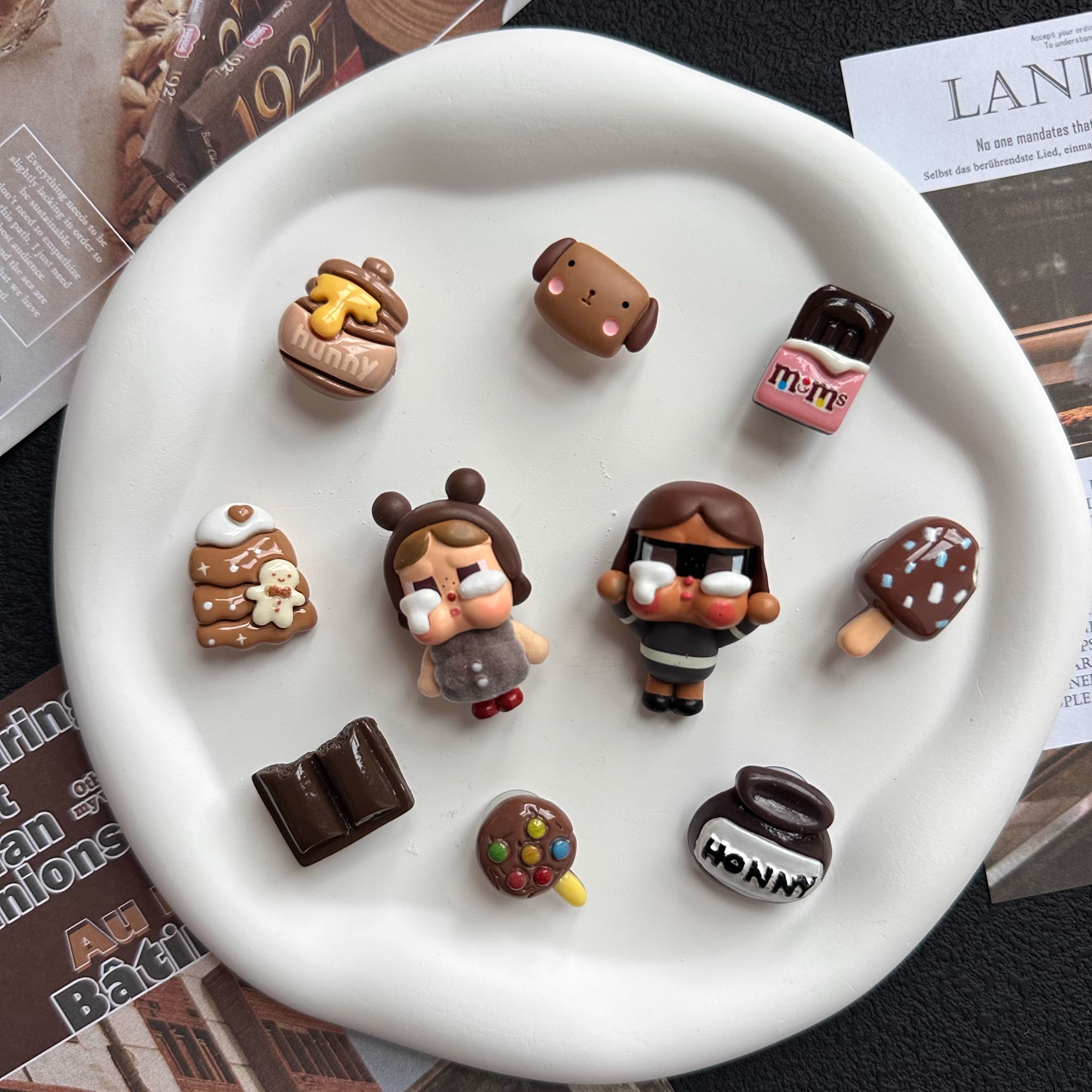 泡泡玛特哭娃鞋花系列原创diy个性洞洞鞋鞋花鞋扣适配crocs鞋扣