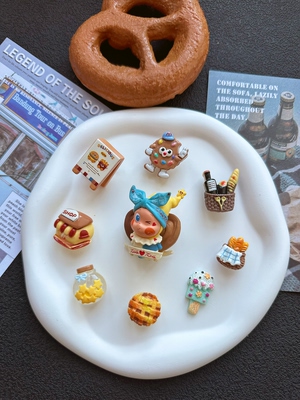 原创洞洞鞋鞋花泡泡玛特星星人系列配饰鞋花可diy适配Crocs鞋扣