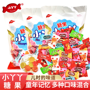 小丫丫奶糖袋装糖果喜糖500g礼包原味奶糖儿时怀旧年货休闲小零食