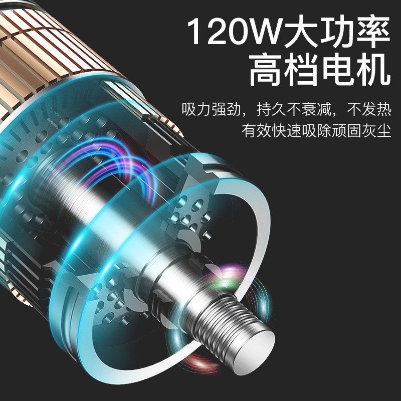 车载吸尘器无线充电家用两用迷你便携式汽车内用手持除尘洗尘机