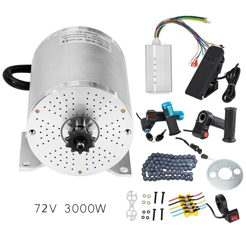 MY1020 Motor 2000W 3000W 无刷电机卡丁车电机控制器电动滑板车
