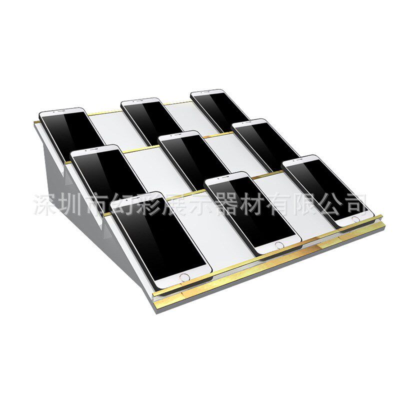 通用手机托盘展示架台阶式托架组合柜台支架多层架梯级烟摆放架子