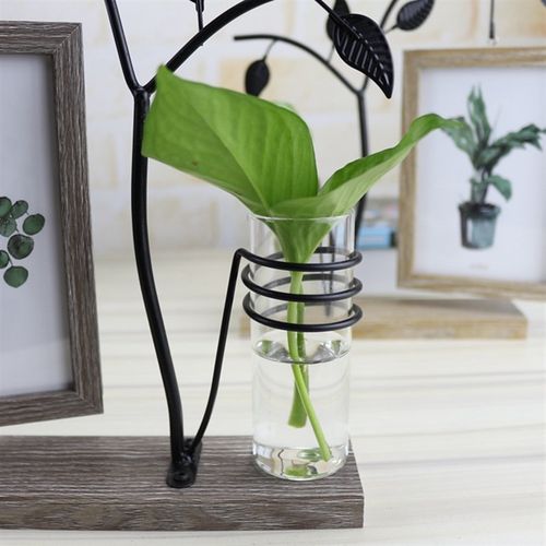 新款特色531带水培6寸悬挂双面相框 创意个性装饰摆台工艺品摆件