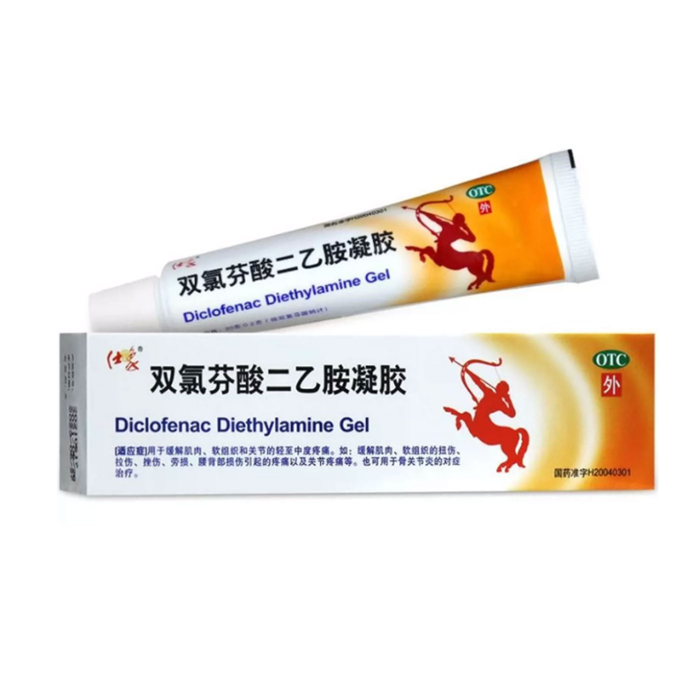 仕象 双氯芬酸二乙胺凝胶 25g*1支/盒缓解肌肉软组织和关节疼痛图片