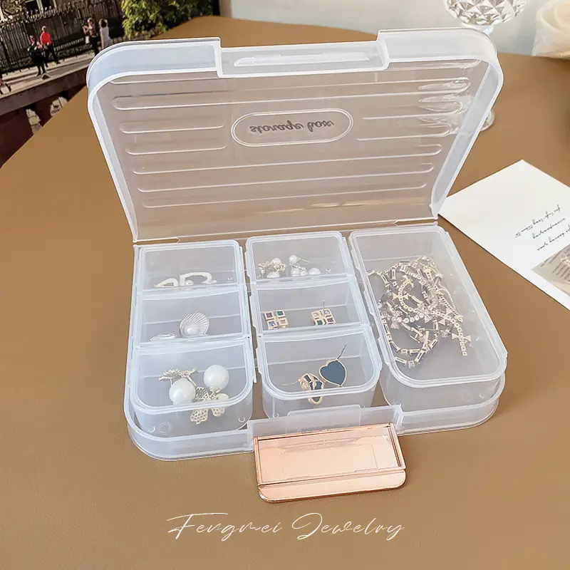 时尚简约防氧化首饰保养盒饰品项链耳环戒指时尚饰品保养鉴定盒子