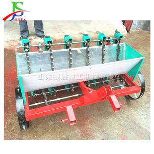 农用大蒜播种机汽油动力播种机械化设备手推式 种蒜机 牵引式