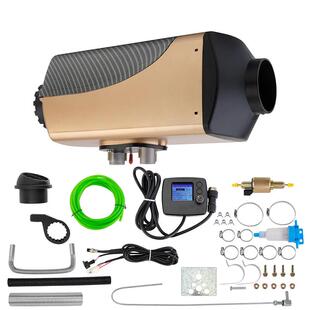 24V货车驻车柴油空气加热器发动机12V房车水箱预热气暖水暖一体机