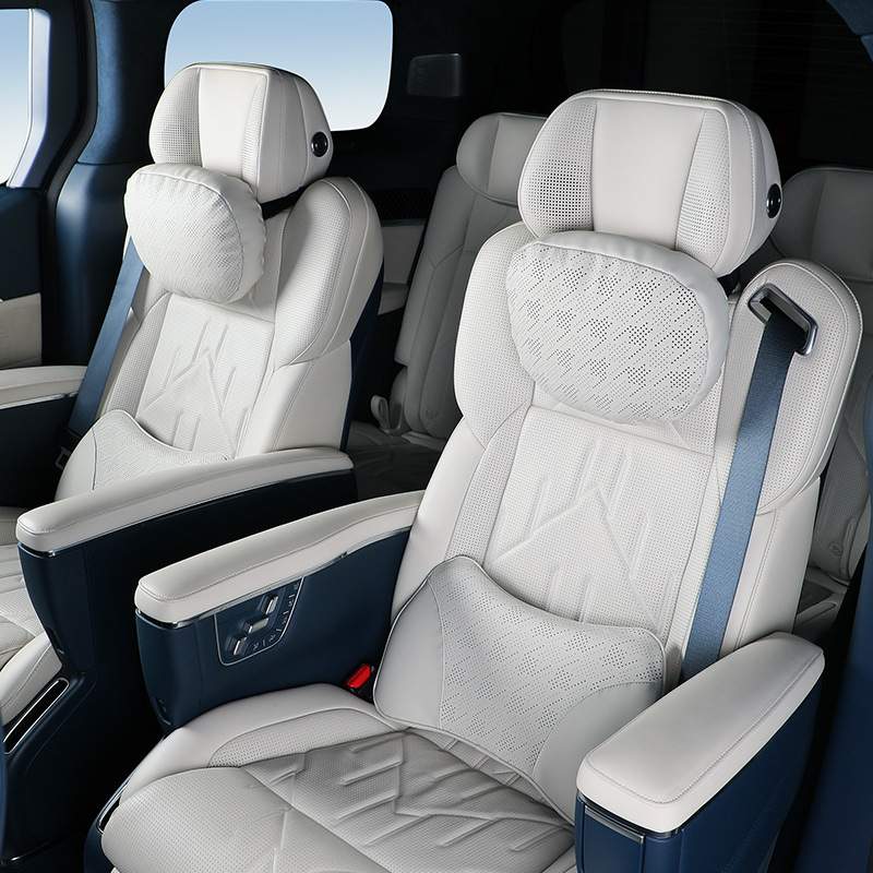 适用极氪009·云感头枕颈枕座椅原车同色NAPPA护乘舒适透气内饰品