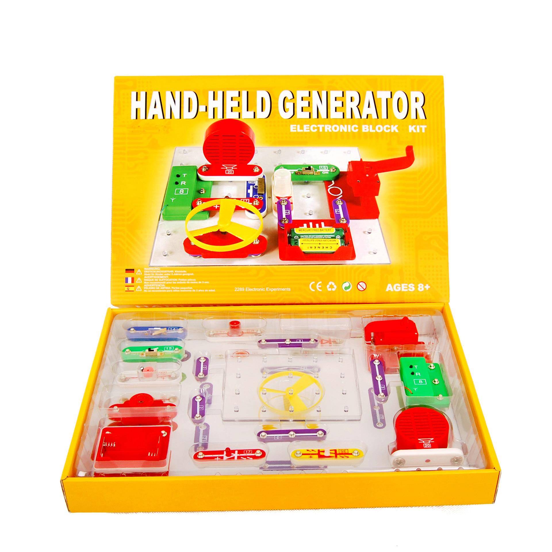 小学生电子积木6岁电路拼装实验益智磁铁儿童套装科学实验玩具