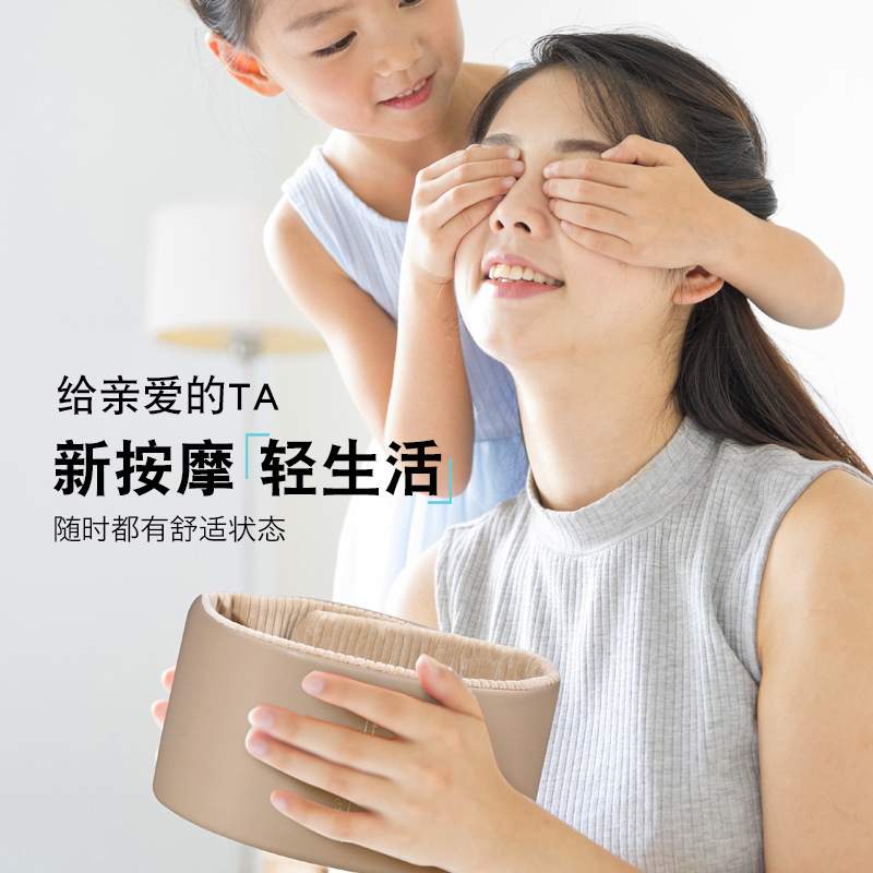 USB充电款头部按摩器气囊热敷按摩器缓解头部疲劳全自动按摩仪