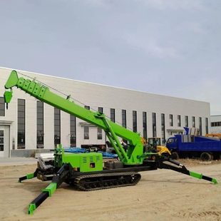 建筑小型工程吊重 遙控型吊車 小空間使用 履帶蜘蛛吊起重機