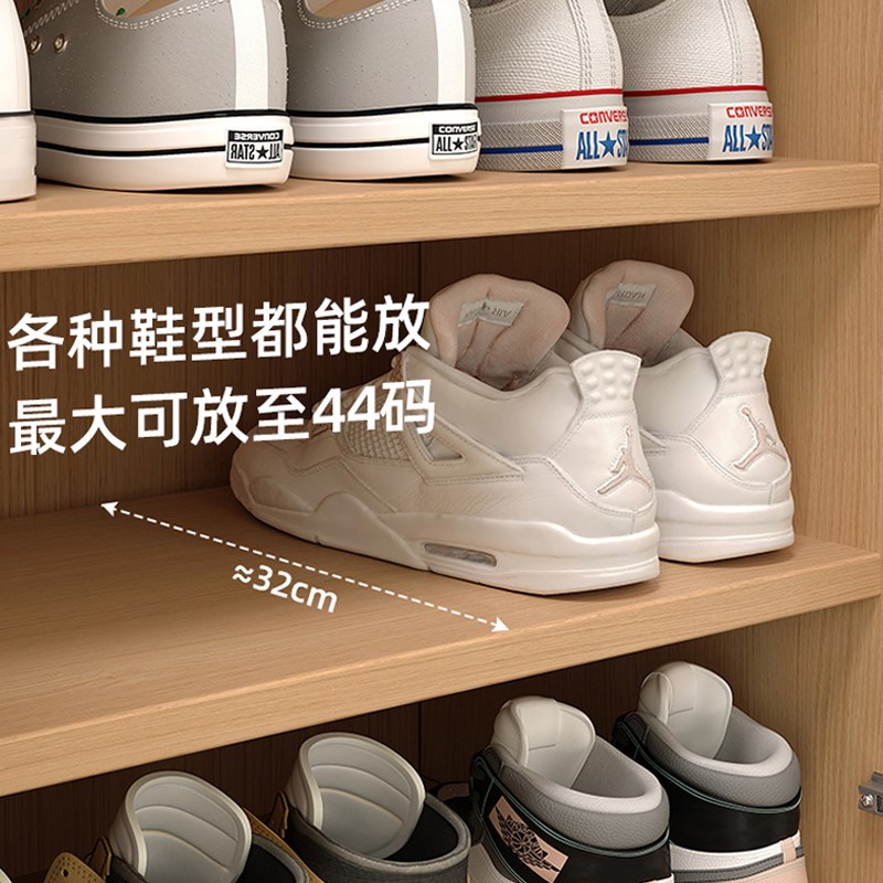 鞋柜家用门口入户收纳一体靠墙2025爆款门外走廊电梯口实木鞋架