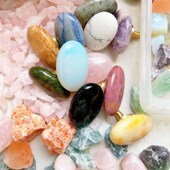 免打孔挂钩无痕水晶原石黄铜拉手抽屉衣柜橱柜门把手墙壁艺术装 饰