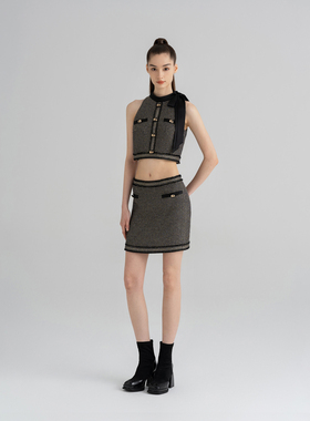 WEPRIVE 2025新款小香风女装时尚休闲百搭外套YL24TP01|YL24SK01