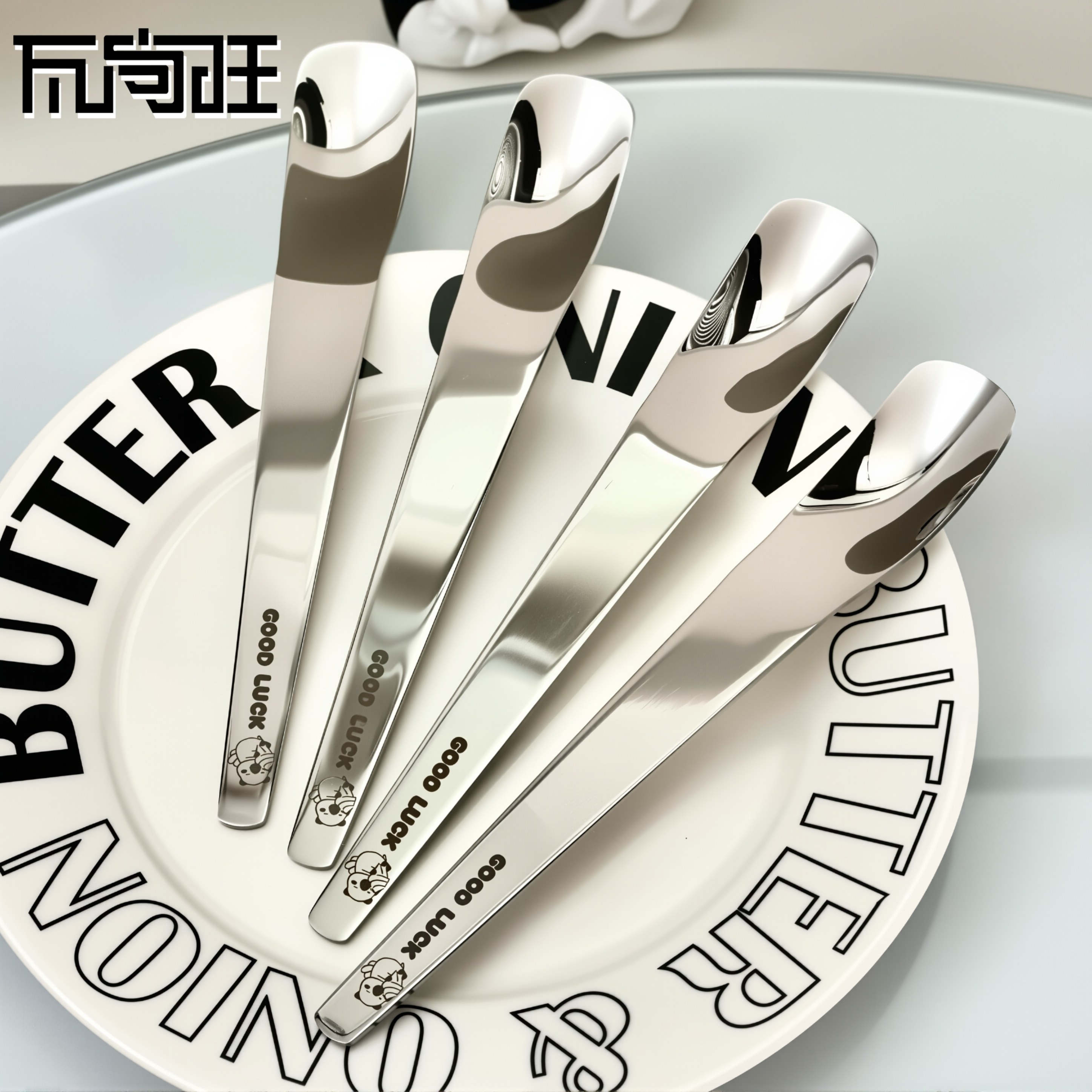 瓦尚旺甜品勺子长柄拌酸奶咖啡勺304不锈钢卡皮巴拉蛋糕冰淇淋勺,餐饮具,调羹/饭勺,淘宝优惠券,粉丝福利购,淘宝优惠卷