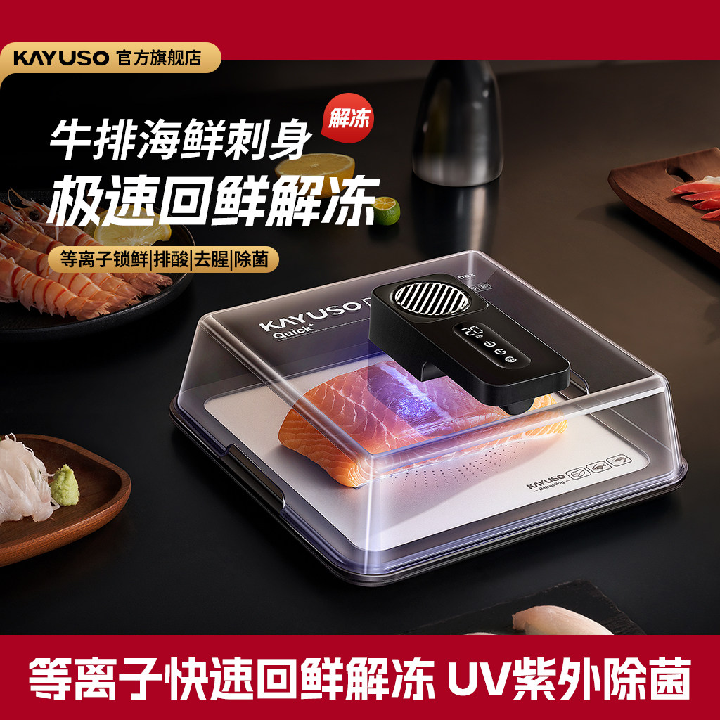 KAYUSO智能极速回鲜解冻器家用厨房食材快速化冰海鲜去腥解冻神器