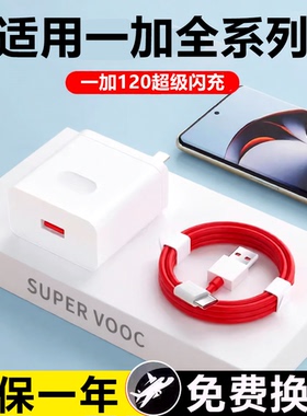 适用一加充电器120W超级闪充一加8/9/10/11/12/13t充电器一加Ace2/3V充电头一加ace5/Pro/至尊版充电器2米线