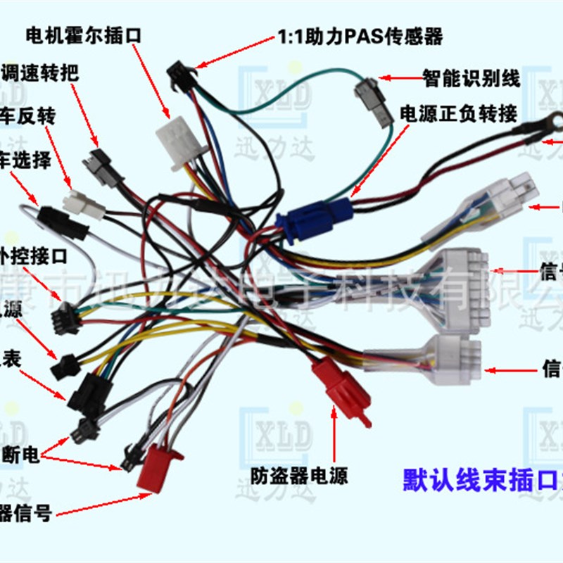 电动车配件三模正弦波铸铝壳无刷控制器仪表LCD套件500W-600W