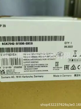 6GK7542-5DX00-0XE0现货6GK7542-5FX00-0XE0新6GK7542-6UX00-0XE0